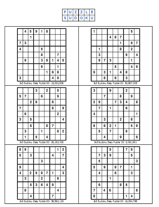 Sudoku s van