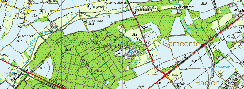 TITEL: topografische ligging van de locatie PROJECT: LEU.BRO.