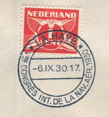 Het stempel werd op 26 april 1930 overgedragen aan het Postmuseum. Gebruiksperiode van vrijdag 7 februari 1930 tot en met donderdag 6 maart 1930.