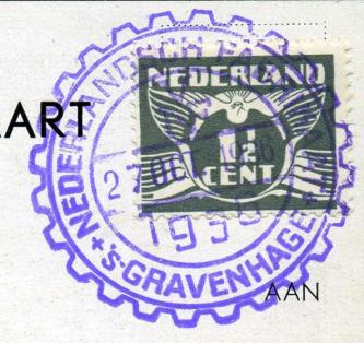 m. 1 November te s-gravenhage wordt gehouden, zal van een afdruk van een bijzonder poststempel worden voorzien.