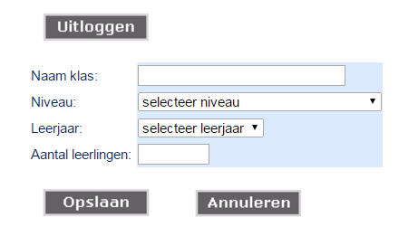 Opslaan Let u er alstublieft op dat u op de knop Opslaan drukt na het (eventueel) wijzigen van uw schoolgegevens en na het aanmelden van de klassen. Stap 5.