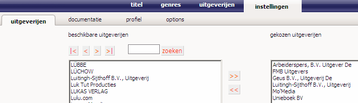 Handleiding Boekpanel Nederland - 6 - versie 1.02 2 Instellingen 2.1 Wachtwoord Hier kunt u uw wachtwoord wijzigen.