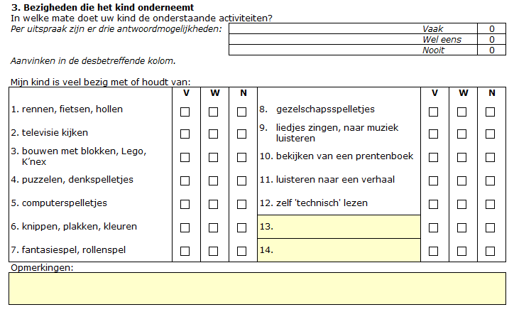 E N Formulier aanvullende