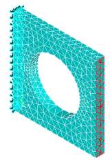 de optredende spanning niet hoger is dan de gedefinieerde. Het doel van de berekening is om het volume te minimaliseren. In Figuur 52 is de invoer in ANSYS te zien.