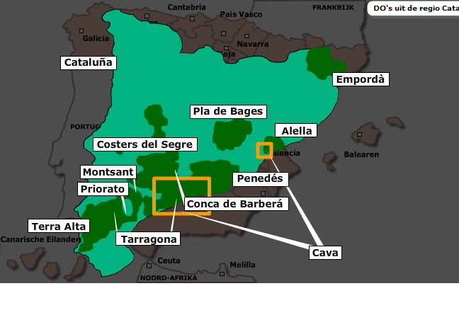 DO Montsant R Regio kreeg pas in 2001 zijn eigen DO herkomstbenaming kreeg (voorheen deel van 'Tarragona') omwille van de toch wel