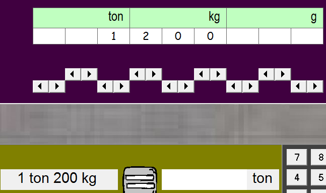 Lengte Inhoud Gewicht A1 A2 A3 Lengtematen tabel Simuleert het herleiden van lengtematen met ondersteuning van een tabel. Maateenheden: km, m, dm, cm en mm. Oefenfase: vul het passende maatgetal in.