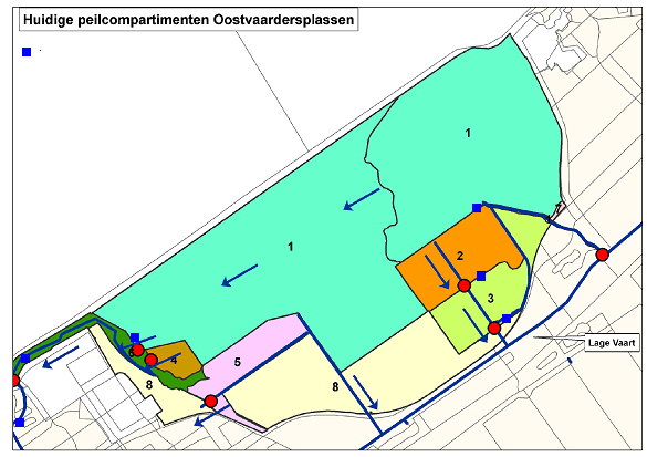 Tabel 6.1. Beoogde locatie vispassages. Locatie Nadere aanduiding binnen de OVP Verbindt de peilgebieden (zie kaart) 1.