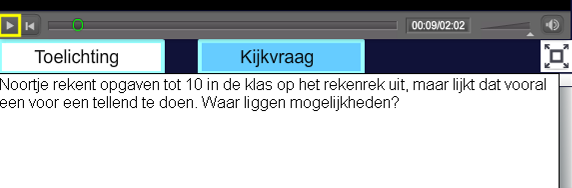 Onderaan het scherm staan - in het bovenstaande geval twee - knoppen. Soms staat er één knop en soms staan er drie.