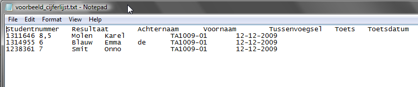 Er kunnen nu meldingen komen dat: - niet meerdere tabbladen kunnen worden opgeslagen in een tekstbestand - sommige functies niet meer werken in een tekstbestand.