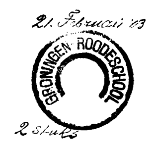 Op 27 februari 1901 werden vijf grootrondstempels verstrekt. De laatste drie grootrondstempels werden toegezonden op 23 april 1902.