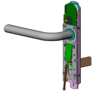 10 Inbedrijfstelling WN(M).RN2.ER.(IO) 40 / 73 Installatie: voor de demontage van de inlay en de afdekking verwijzen we naar het manual voor de SmartHandle.