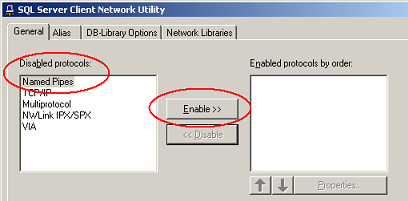 Bijlage 2: Problemen oplossen Mogelijk oorzaak 3: op het werkstation is TCP/IP gedisabled Oplossing: Start op het werkstation CliConfg.