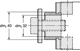 Coromant Capto - Adaptors voor roterende gereedschappen edempte adapter voor vlakfrezen en hoekfrezen Met koelmiddel door doorn 391.