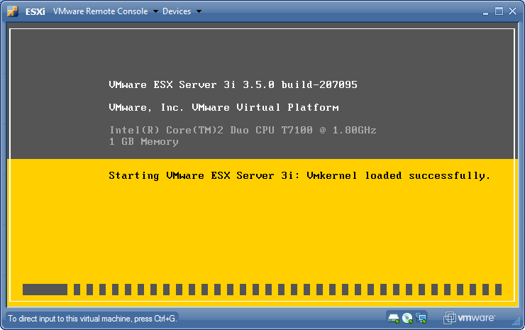 5.1. Installatie en testen VMware ESXi 4.0 Bij de installatie zijn we gestart met de ISO-image van VMware ESXi versie 3.5 en 4.0 te downloaden en die op CD-ROM te branden.