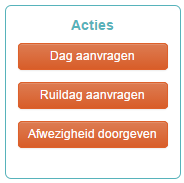 Plaatsingsbeleid leidend Wanneer u op de dag klikt, opent de dag en worden mogelijke opties aan u getoond. Uitgangspunt is altijd het planning- en plaatsingsbeleid van Kinderopvang Skar.