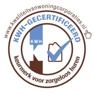 kwaliteitslabel behalen. Een onafhankelijke partij onderzoekt of aan de gestelde kwaliteitseisen is voldaan. In 2008 is gestart met het verkrijgen van het kwaliteitslabel voor het verhuurproces.