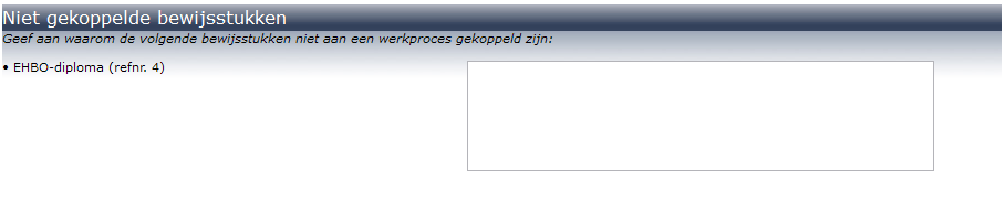 Afbeelding 6 Uw beoordeling op de werkprocessen tot nu toe.