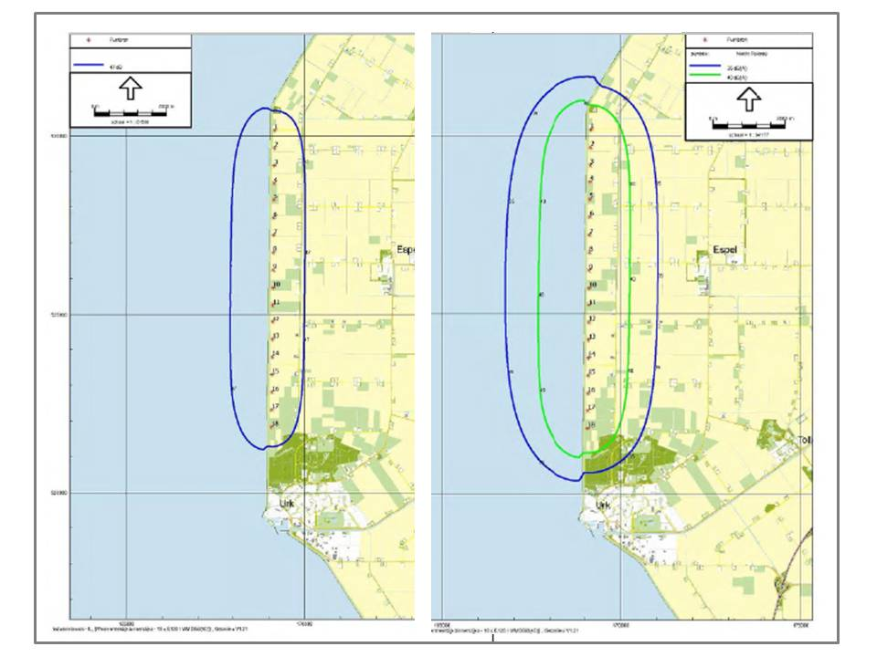 39 Het voorgaande betekent voor het onderhavige windpark dat, indien de geluidbelasting aan Handreiking industrielawaai zou worden afgemeten (zoals dit overigens ook is toegepast voor het al jaren