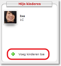 Kinderen toevoegen Er zijn twee plaatsen in Smartschool waar je een kind (een co-account) kan toevoegen: op de startpagina in de linker bovenhoek; op de pagina 'mijn kinderen' in de balk bovenaan.