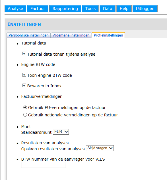 17. Elektronisch versturen van fakturen ivat Invoice kan ook gebruikt worden om eigen facturen mee te maken, deze op te slaan en ze elektronisch per e-mail te versturen.