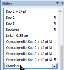 Klik onderaan op Als standaard instellen. Kies hier de onderste optie Alle documenten gebaseerd op de sjabloon Normal.dotm?