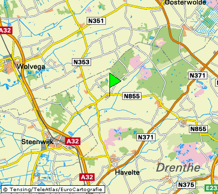 Kaart van Vledder Over Vledder te gemeente Westerveld Tot de gemeente Westerveld behoren de vroegere gemeenten Diever, Dwingeloo, Havelte en Vledder.