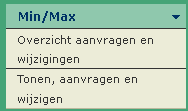 Tonen goedgekeurde min/max hier kunt u op relatienummer bekijken of een beheerder al een min/max aanvraag heeft (raadpleegfunctie). 3. Indienen van een nieuwe aanvraag. 4.