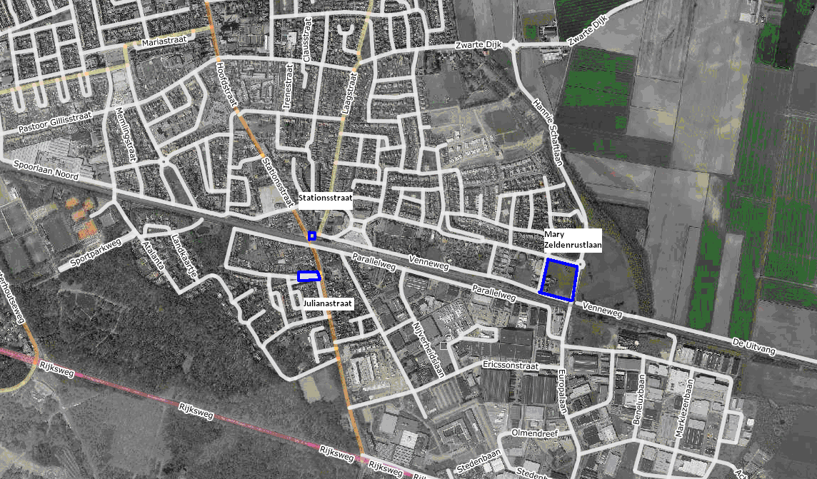 Externe veiligheid bestemmingsplannen Het nieuwe plan biedt ruimte aan 6 nieuwe woningen aan de Stationsstraat.