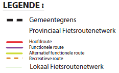 Functioneel fietsroutenetwerk De Veldkantstraat is onderdeel van een lokale functionele fietsroute