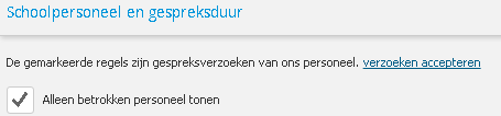 Het inschrijfproces bestaat uit drie stappen: 1. Personeel kiezen Op het tabblad Schoolpersoneel komen alle betrokken docenten in beeld van de kinderen waarvoor de Ouderavond van toepassing is.