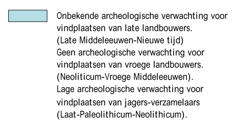 Afbeelding 4.2 Uitsnede archeologische beleidskaart Afbeelding 4.3 geeft een uitsnede van de cultuurhistorische waardenkaart (CHW) van provincie Noord-Brabant.