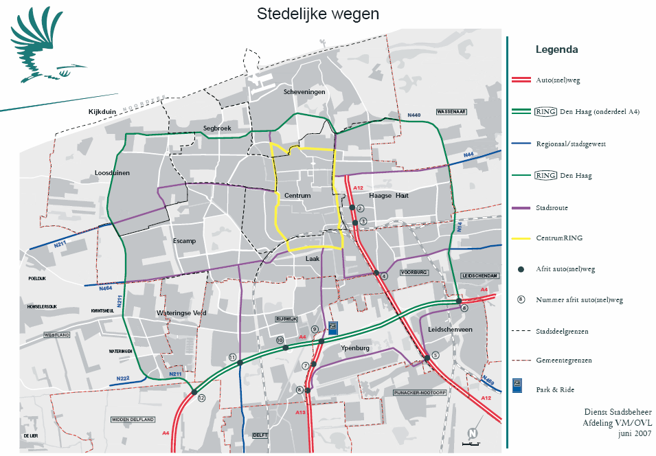 DVM netwerk Proefgebied Duurzaam DVM Figuur 2: Het DVM netwerk en het pilotgebied Duurzaam DVM in Den Haag In de eerste fase van de pilot is gekozen voor een realistische set aan elementen uit het