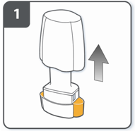 Instructies voor gebruik van de Tovanor Breezhaler-inhalator Lees de volgende instructies zorgvuldig door om te leren hoe u dit geneesmiddel moet gebruiken.