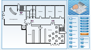 6.1. Building Alarm en Communicatie Centrale Zorgeloos, beveiligd 24 uur per dag, voor u verzorgd worden: Bedrijfsprocessen Klimaatbeheer/Koeling Energiebeheer Technisch beheer Aansturing kantoor