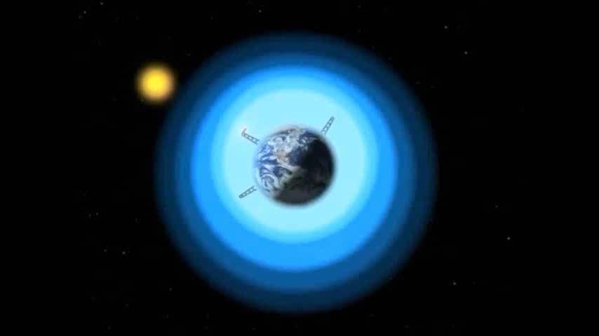 De Aarde Ionosfeer Zonnestraling ioniseert aardatmosfeer D absorbeert,