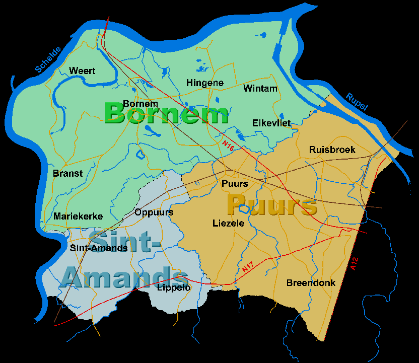 42 3.Klein-Brabant De streek waarin we op verkenning trekken, noemt men ook dikwijls Klein- Brabant. Klein-Brabant is een uitzonderlijk gebied tussen Schelde en Rupel.