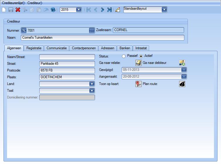 1.6.1 Dashboards aanpassen De Dasboards worden uitgelegd aan de hand van het crediteuren-dashboard. U kunt van de Dashboardschermen de lay-out wijzigen.