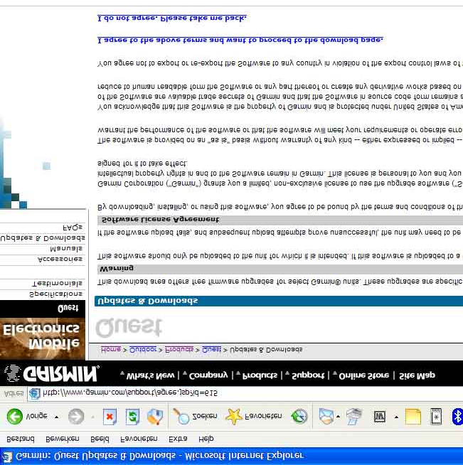 Nu kom je op de effectieve download pagina. Hier vindt je meer informatie over de huidige beschikbare software versie, en kun je onder andere na gaan wat er allemaal aangepast en / of verbeterd is.