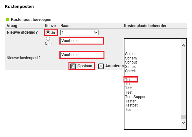 5. Kostenpost U beschikt al standaard over een gespecificeerd overzicht per gebruiker.