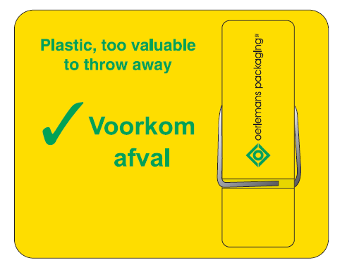 Afvalklem: Plastic too valuable to throw away Voorkom zwerfafval.