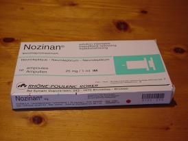 slaapinductie in nachtpomp E- preventie sedatie 15 16 Trap 2 Sederend neurolepticum Nozinan