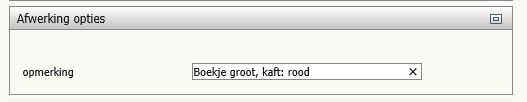 Het spreekt voor zich dat je altijd de enige correcte kostenplaats voor je opdracht kiest en niet zo maar wat selecteert.