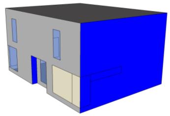 8. VERLIESOPPERVLAKTES Schildeel U-waarde (W/m²K) Oppervlakte (m²) Gevelpleister 0,19 52,52 Gevelbekleding 0,27 1,98 Voorgevel Bekleding