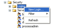 3.2.4. SQL Server 3.2.4.1. Installatie en configuratie MS SQL Server 1. Zorg dat MS SQL Server is geïnstalleerd (versie 2005 of hoger, geen Express/MSDE variant). 2. Start de SQL Server Management Studio 3.