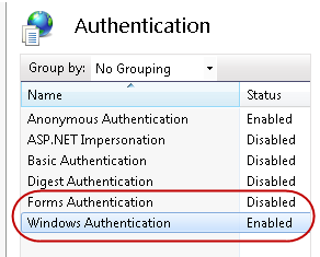 3.7.7. Configuratie Windows Authentication Default werkt de TimeTell webclient met een login dialoog.