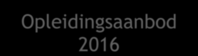 Opleidingsaanbod 2016 ISOPROC cvba ISOLEREN VOOR MORGEN Boterstraat 23A T.