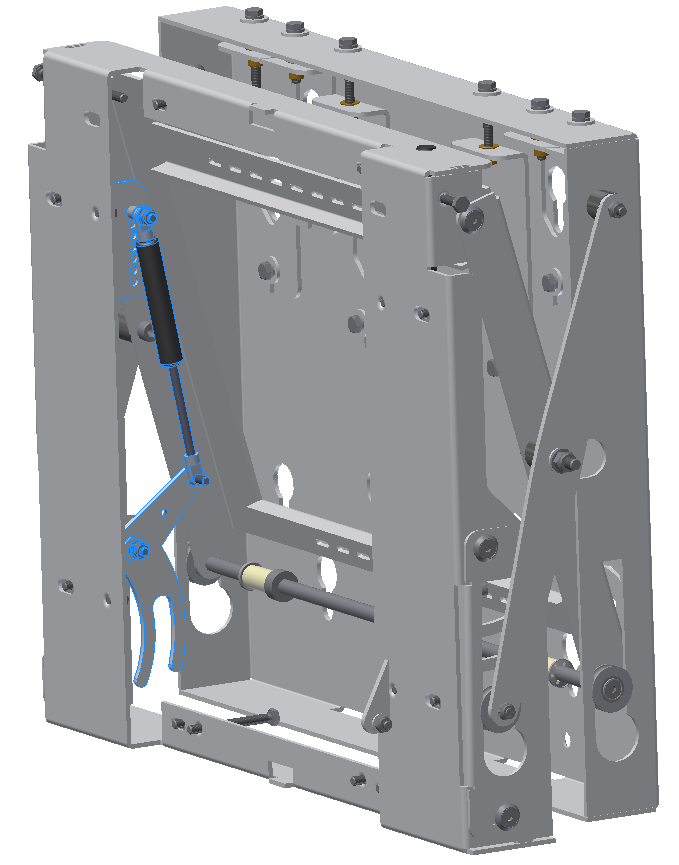 IMPORTAND: Depending on the strength and depth of the monitor the retraction force needs to be modified.