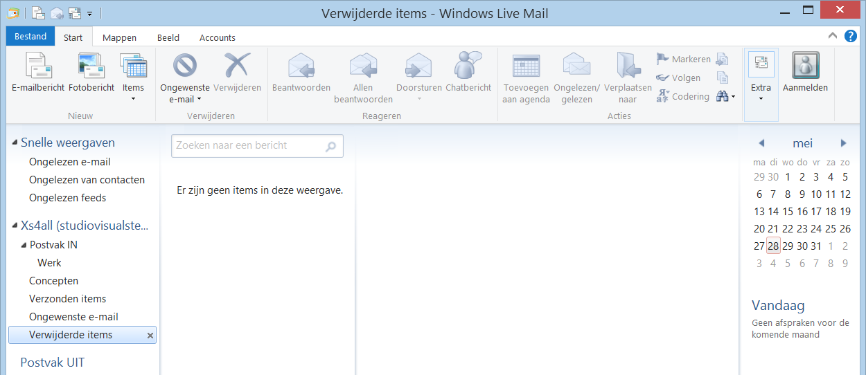 70 Werken met Windows Live Mail De hele map