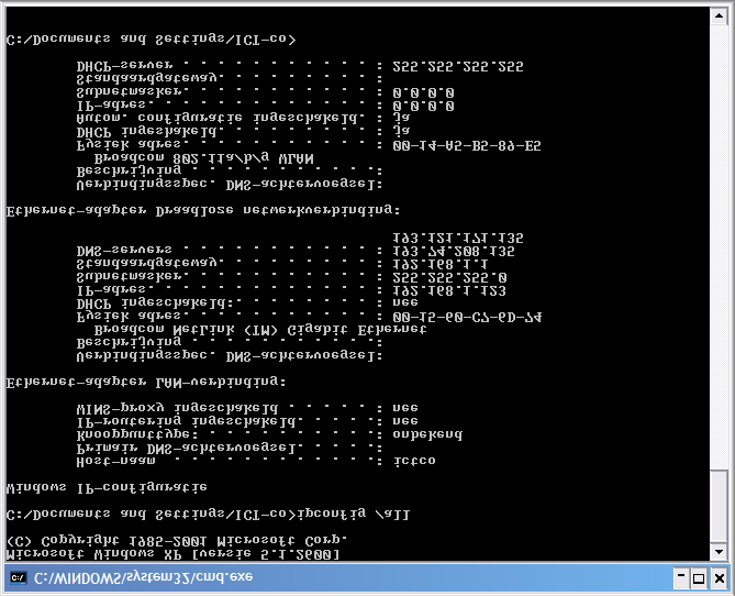 1.2.3 Instellen van een vast IP-adres In de Windows-omgeving, ga naar:» Configuratiescherm» Netwerk- en internetverbindingen»