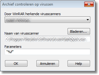48 WinRAR 5.31nl kunt ook een procentteken aan deze parameter toevoegen, in deze gevallen zal het aantal te maken.